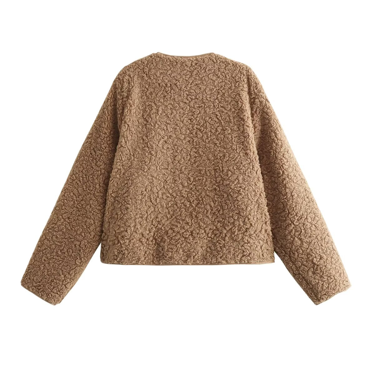 Women 2025 New Fleece zip-up jacket